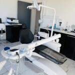 Modern dental treatment chair and operatory at Dreamwork Dental.